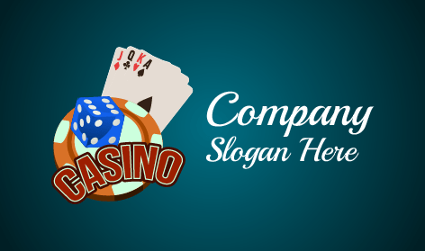 Blue Dice Gambling Logo