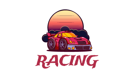 Car Racing Gaming Ai Logo