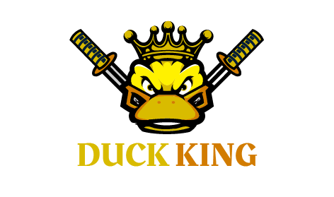 Logotipo De Ia De Duck King Gaming