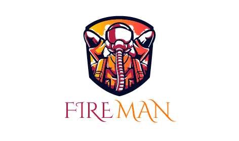 Logotipo De Fireman Gaming Ai