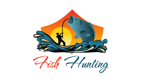 Fish Hunting Gaming Ai Logo