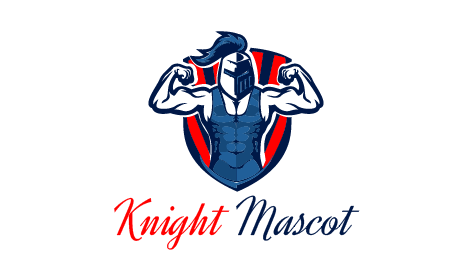 Logotipo De Ia Para Juegos De Knight Mascot