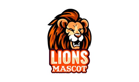 Lion Mascot Gaming Ai Logo