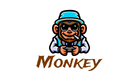 Logotipo De Ia De Monkey Gaming