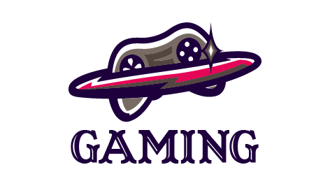 Logótipo De Ia Para Jogos Do Controlador Red Stripe