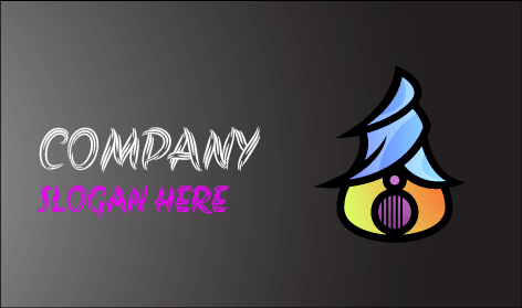 Logo De Cabane De Jardin Créatif