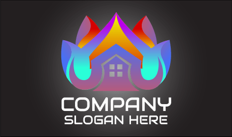 Logotipo Ardente Do Jardim Da Casa De Flores