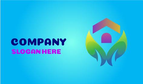 Modern Leaves Garden Logo