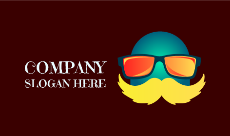 Blue Mannequin Glasses Logo