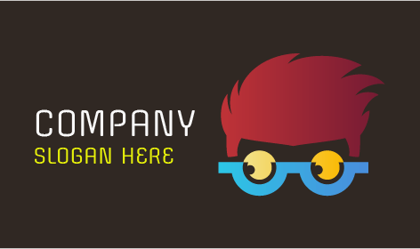 Karikatürize Gözlük Logosu