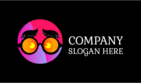Comical Brows Glasses Logo