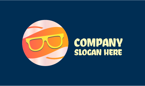 Pink Circle Glasses Logo