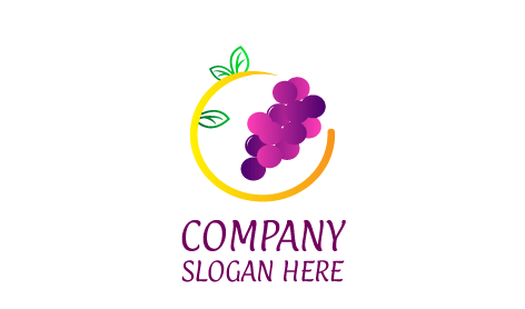 Glossy Seedless Grapes Logo