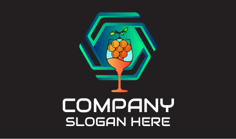 Orange Grapes Juice Logo