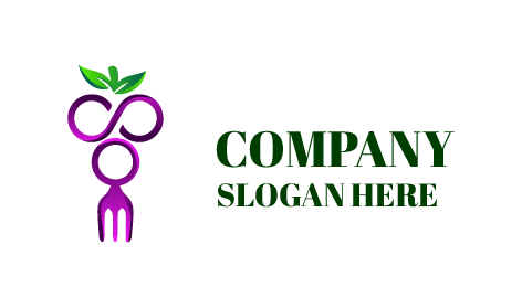 Logo Buah Anggur Ungu