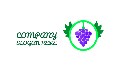 Sour Grapes Bunch Logo