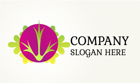 Logo Rumput Hijau Bertunas