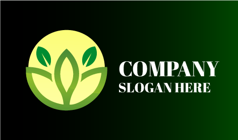 Logotipo De Vegetación Frondosa