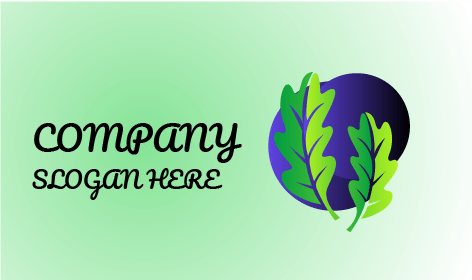 Oak Leaves Greenery Logo