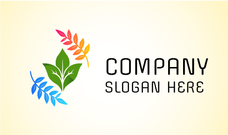Logo Tanaman Hijau Nuansa Cerah