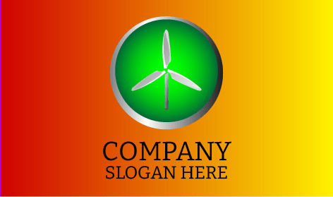 Rüzgar Türbini Yeşillik Logosu