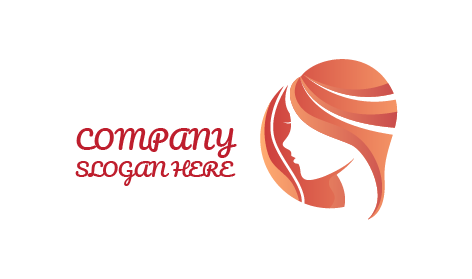Magnifique Logo De Coiffeuse