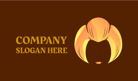 Logo De Coiffeur Coupe Au Carré