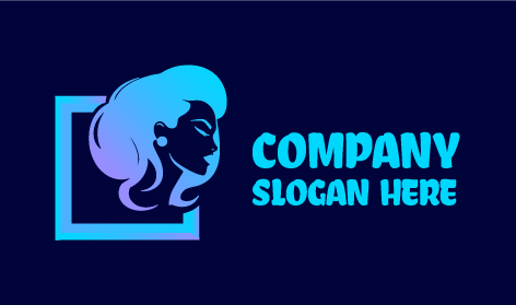 Logo De Coiffeur Classique Avec Brushing