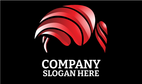 Elite Red Hairdresser Logo