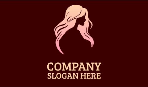 Logo De Coiffeur De Mèches Féminines