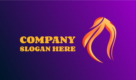 Logo De Coiffeur Fiery Extension