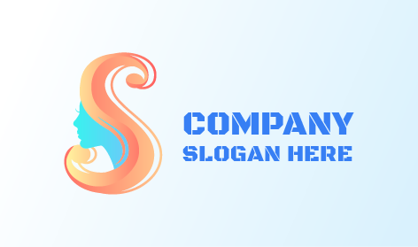 Logo De Coiffeur En Forme De Lettre