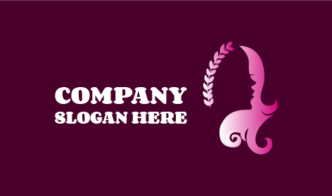 Logo Parrucchiere Fashionista Rosa