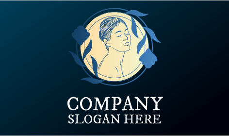 Logotipo De Cabeleireiro De Beleza Premium