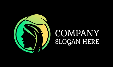 Logo Rafraîchissant De Salon De Coiffure Spa