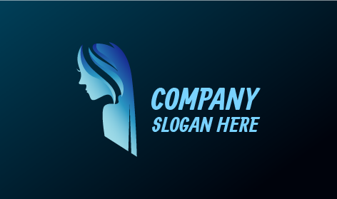 Einfaches Friseur-Logo