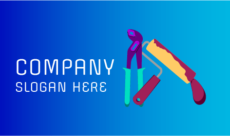 Logo Del Rullo Di Vernice Tuttofare