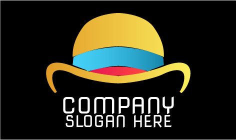 Logo Chapeau Melon Couleur Chameau