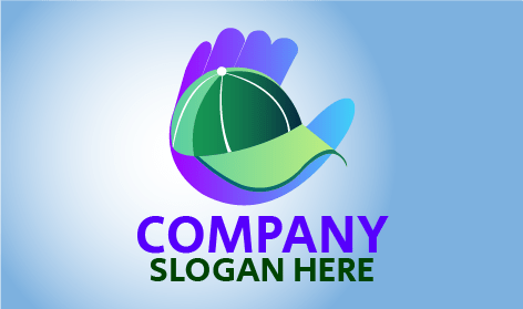 Casquette Dans Le Logo Du Chapeau à La Main