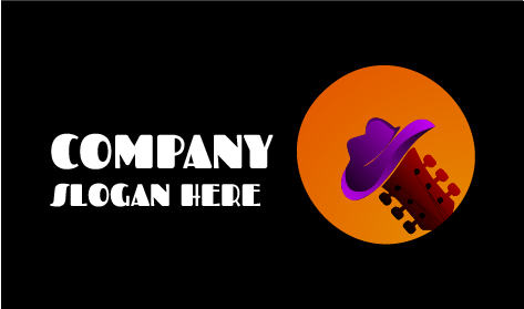 Guitar Headstock Hat Logo