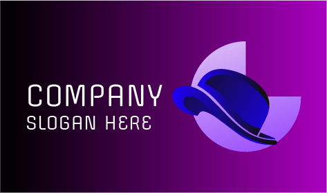 Logotipo Do Chapéu Azul Meia-noite