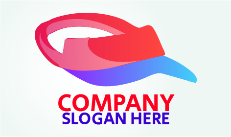 Logo De Chapeau à Visière Rose Pastel