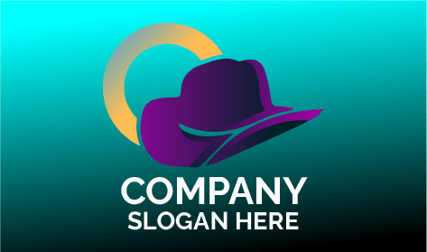 Chapeau Trilby Violet Avec Logo