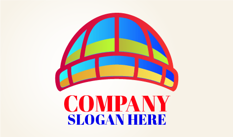 Red Lined Beanie Hat Logo