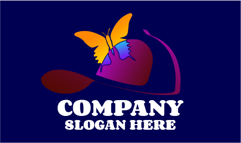 Yellow Butterfly Hat Logo