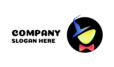 Logotipo De Sombrero De Máscara Amarilla