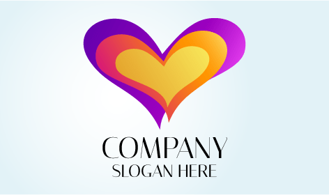 Precioso Logotipo Del Corazón