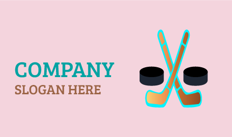 Logo Da Hockey Black Pucks