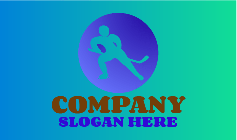 Logotipo De La Competición De Jugadores De Hockey