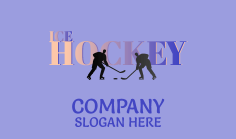 Ice Hockey Match Logo